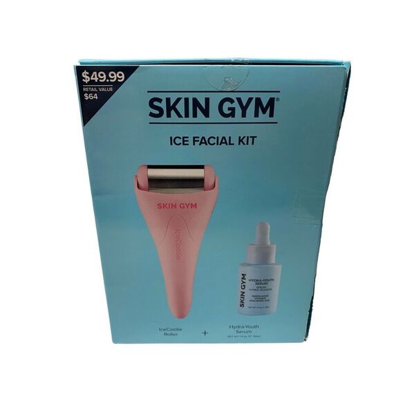 Skin Gym Ice Facial Kit Coolie Roller and Hydra-youth Serum - Picture 1 of 2